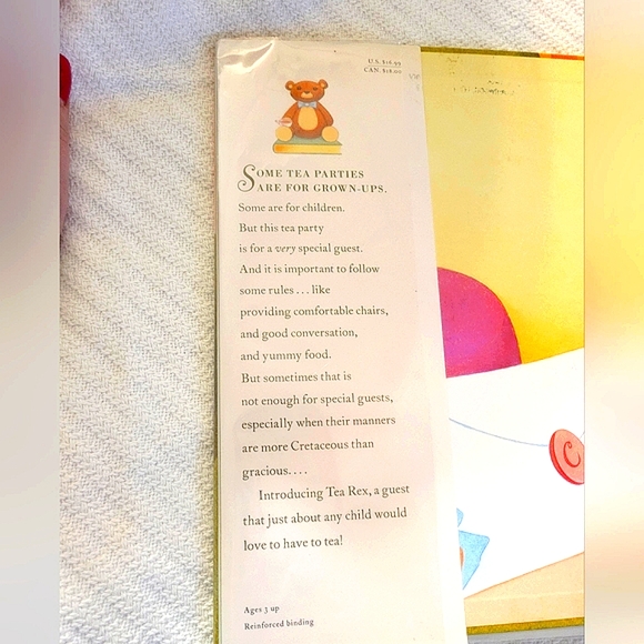 "Tea rex" by Molly idle children's picture book. Mint. Hardcover - Picture 2 of 6